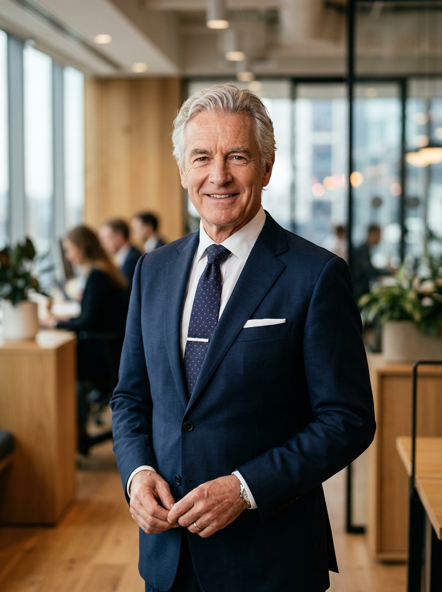 Portrait of Daniel Sterling, Managing Partner of Sterling & Hayes Law