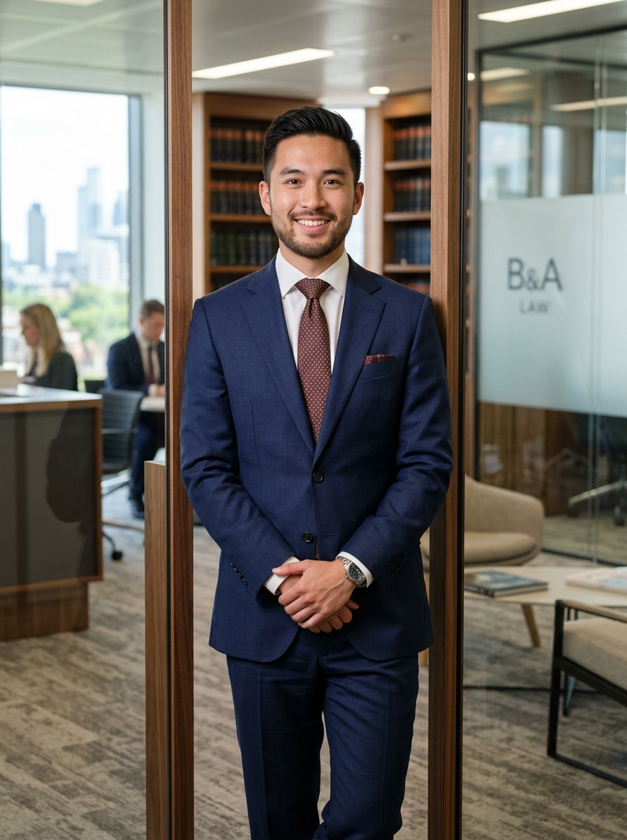Portrait of Marcus Reed, Senior Associate at Sterling & Hayes Law